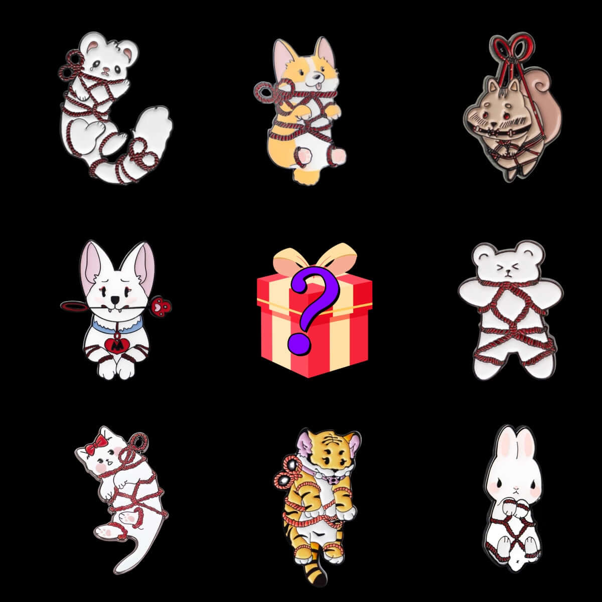 Shibari Badge Blind Boxes