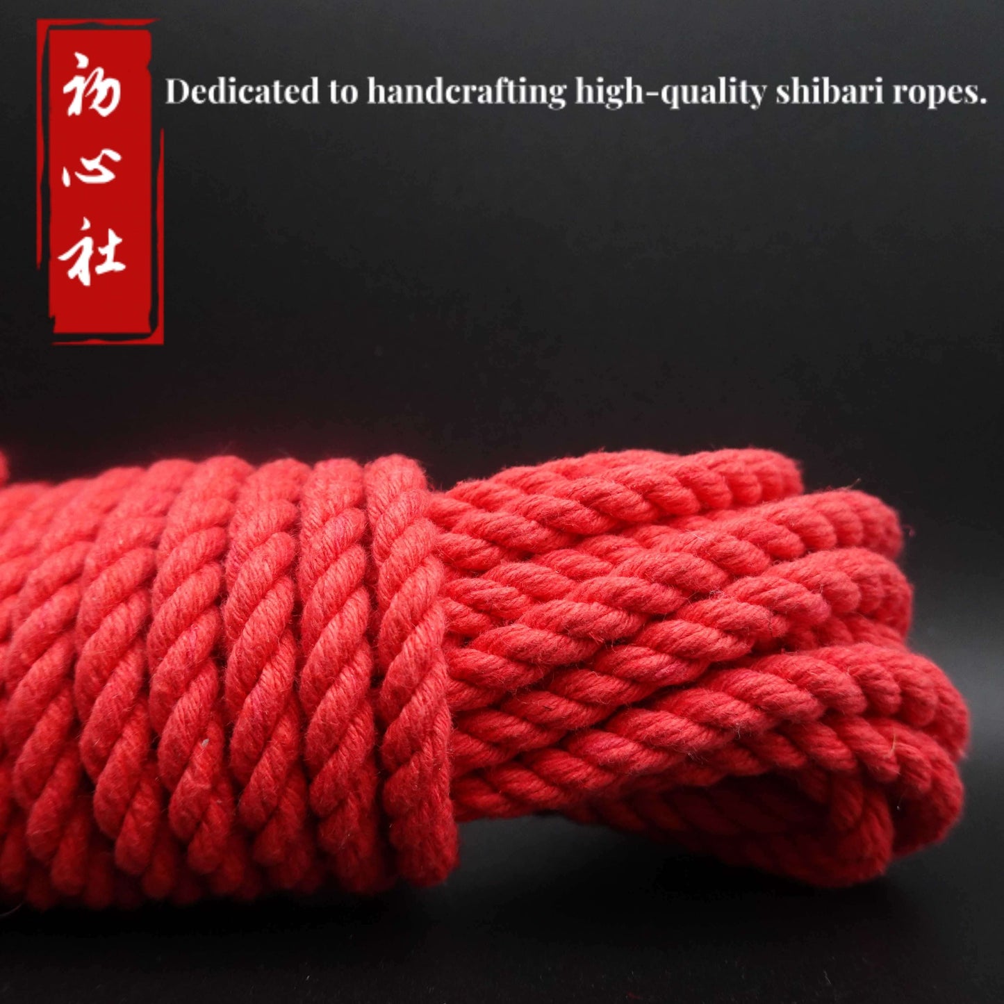shibari rope-red hemp rope
