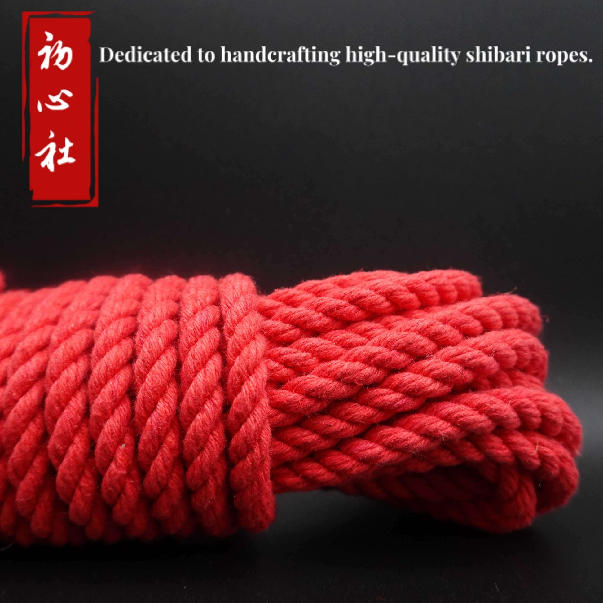 shibari rope-red hemp rope