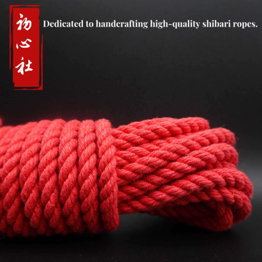 shibari rope-red hemp rope