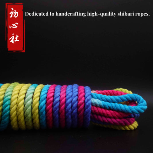 shibari rope-rainbow bamboo rope