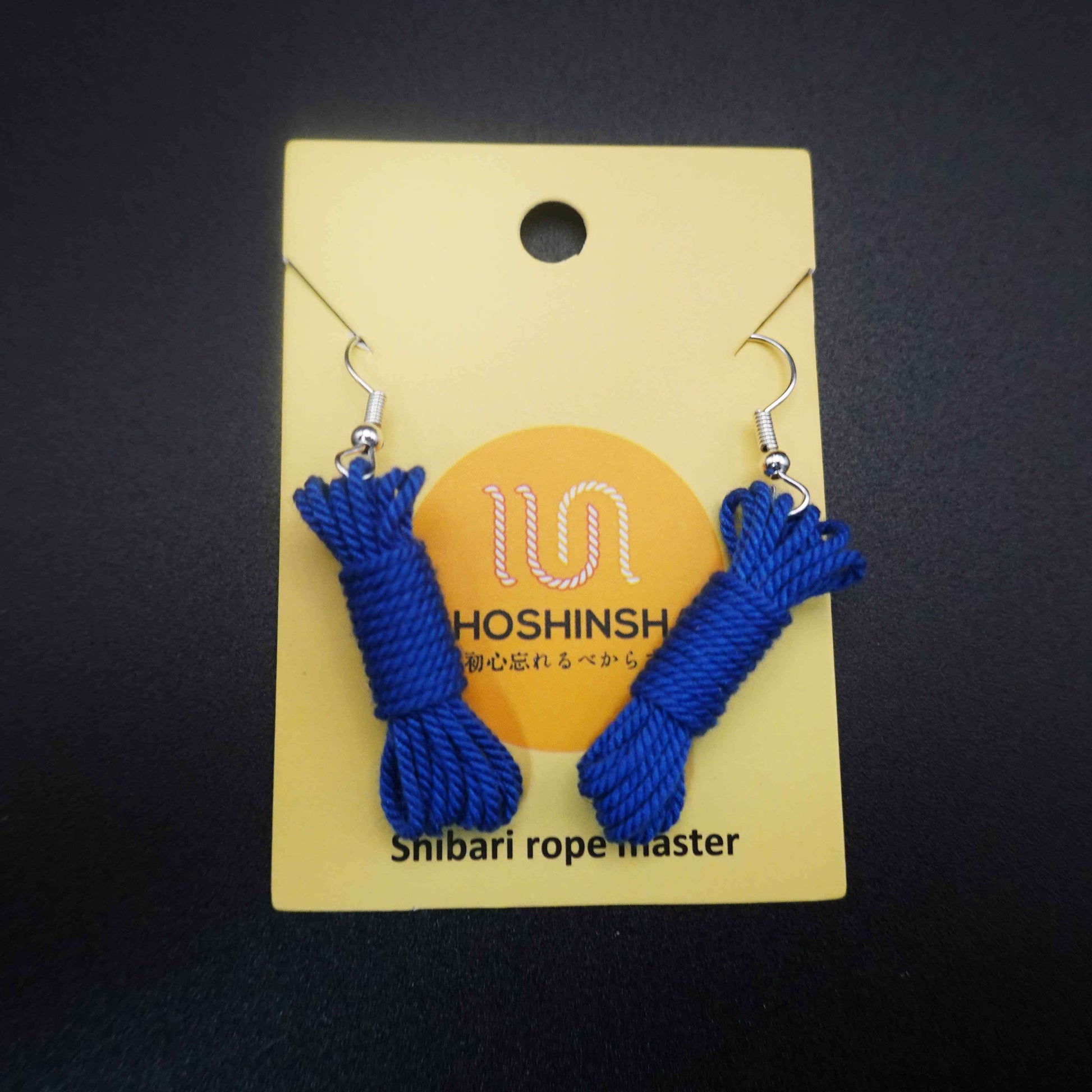 Shibari Rope Hanging Hoop Earrings