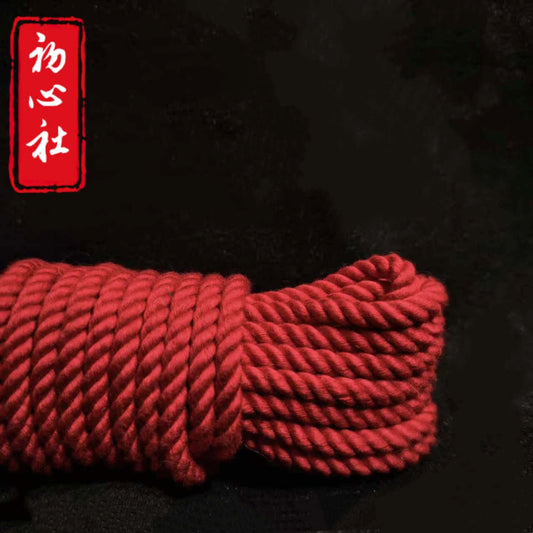 red bamboo rope