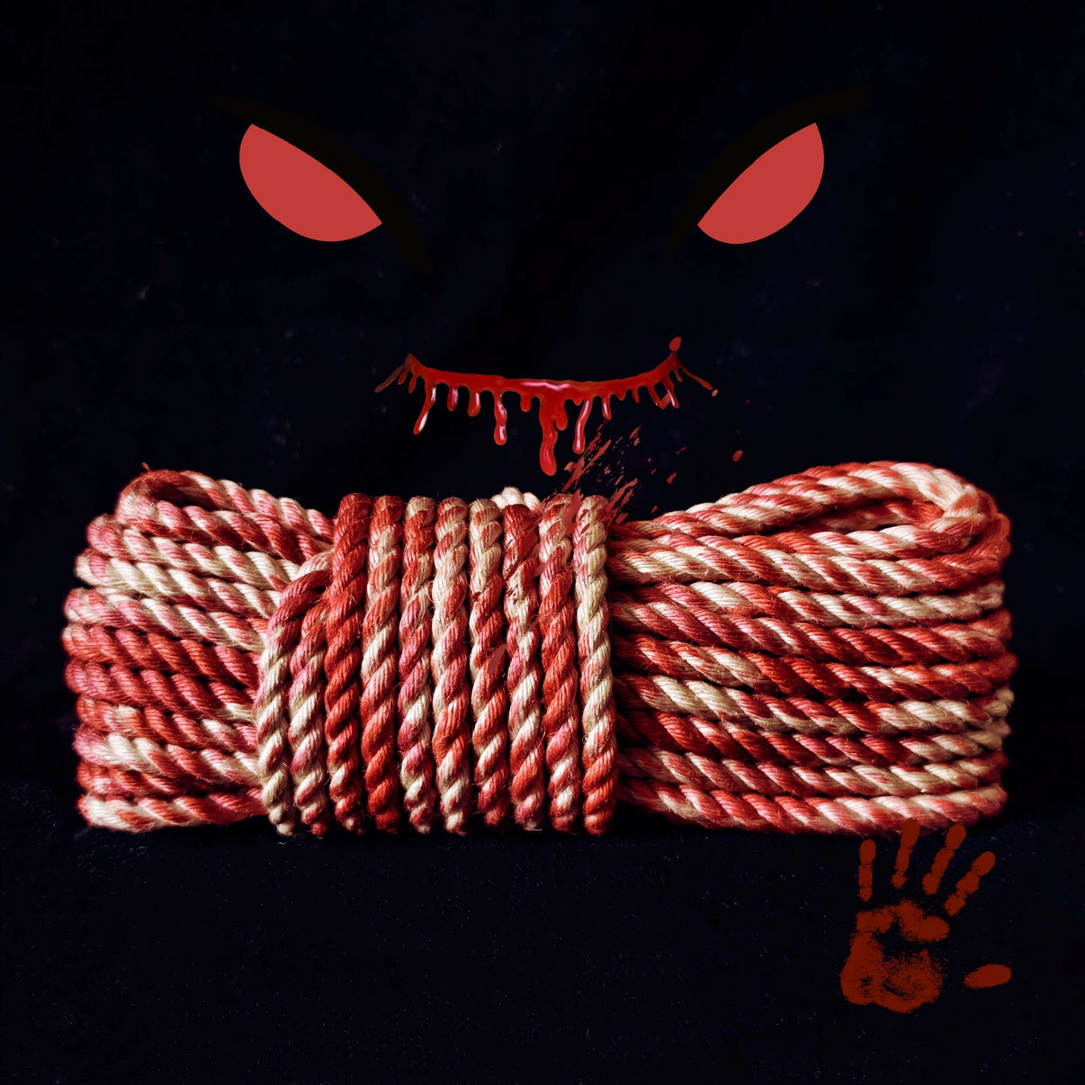 Blood Jute Shibari Rope