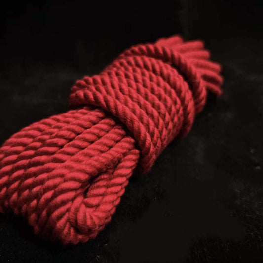 red bamboo rope