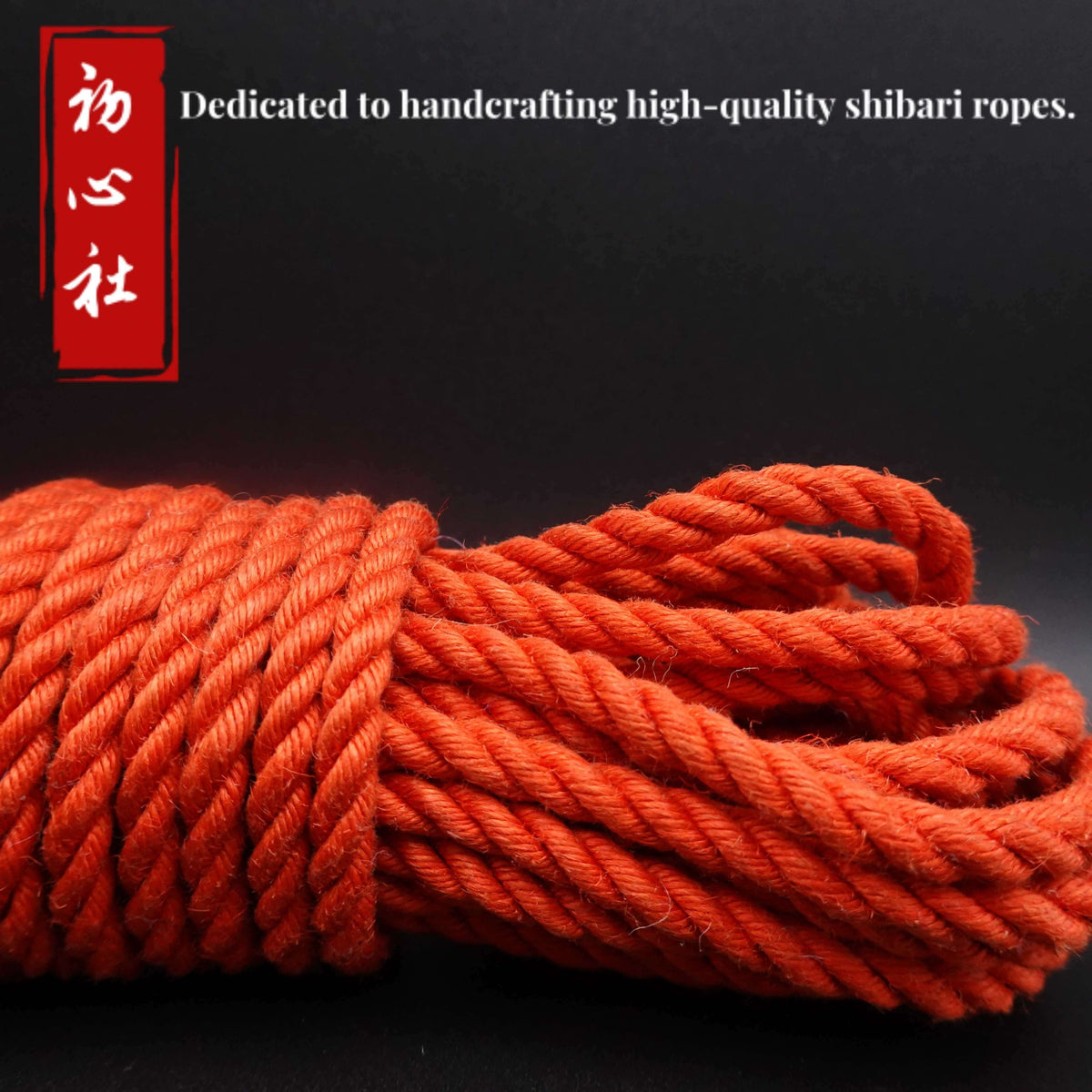 shibari rope-orange jute rope