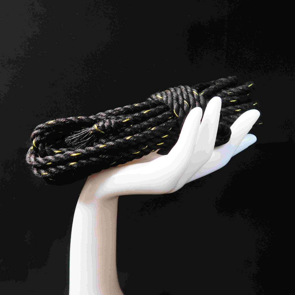 Shibari Rope- Black Spun Gold Jute Rope,Shibari Rope – Shoshinsha
